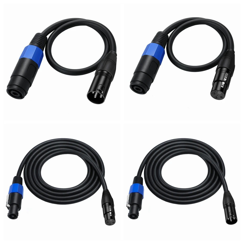 Audio Music Box - Speakon To XLR Cable Audio Jack