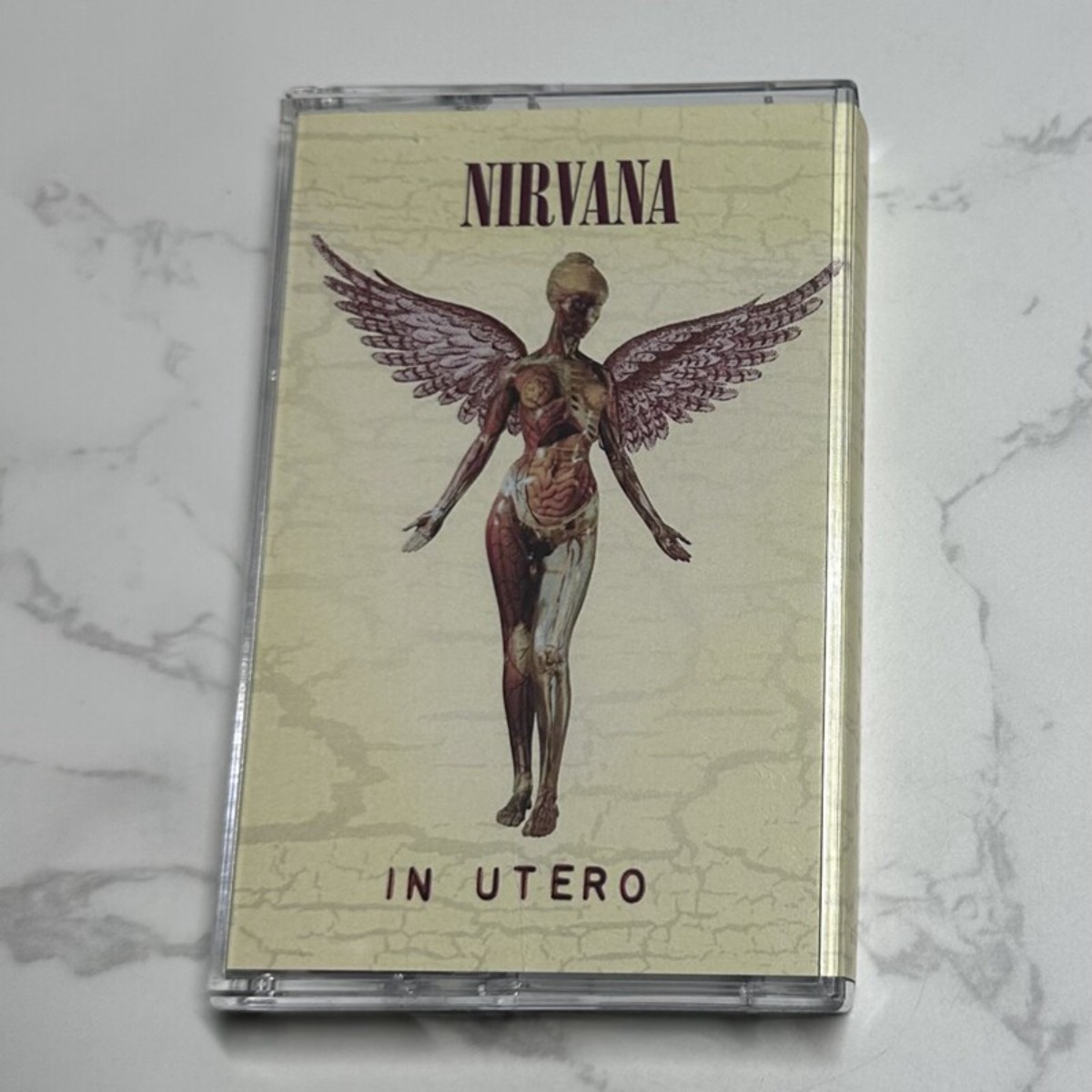 Audio Music Of - Nirvana in Utero Cassette Tape Grunge
