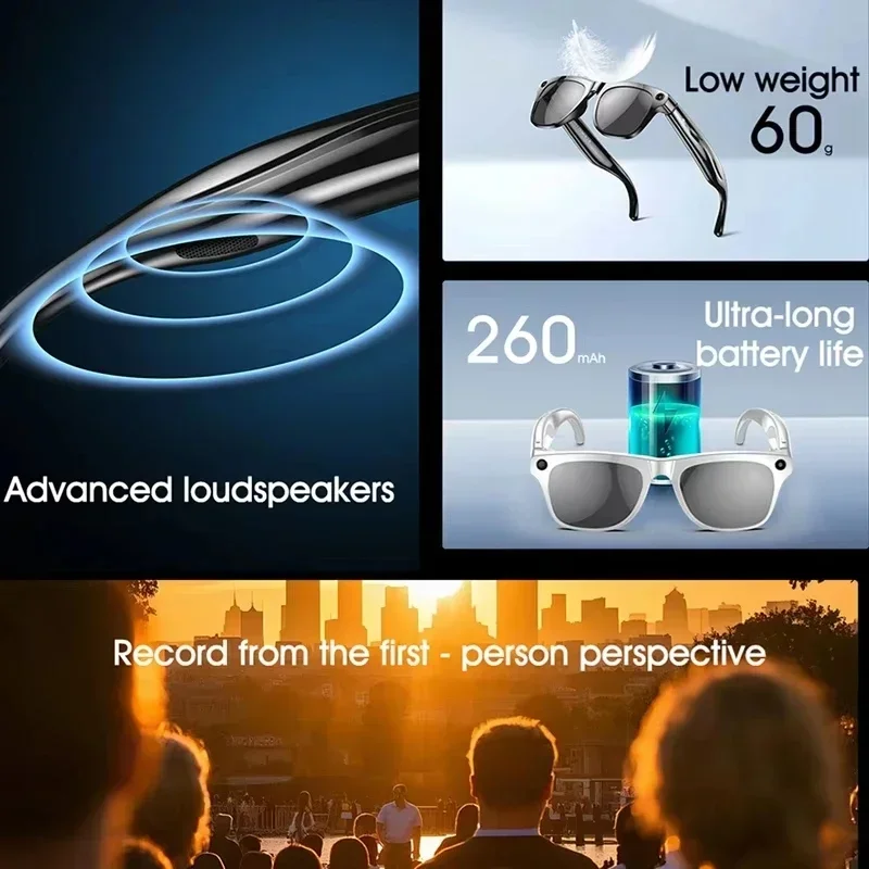 Audio Music For Video - Lenovo 8K Vision AI Eyeglasses Built-in
