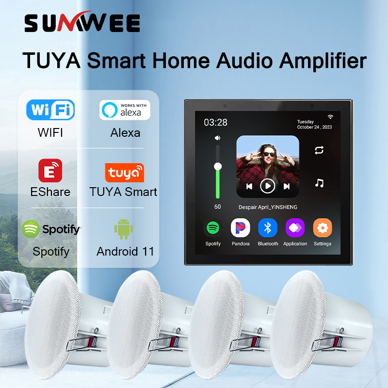 Audio Music For Background - TUYA Smart Home 4 Inch Android