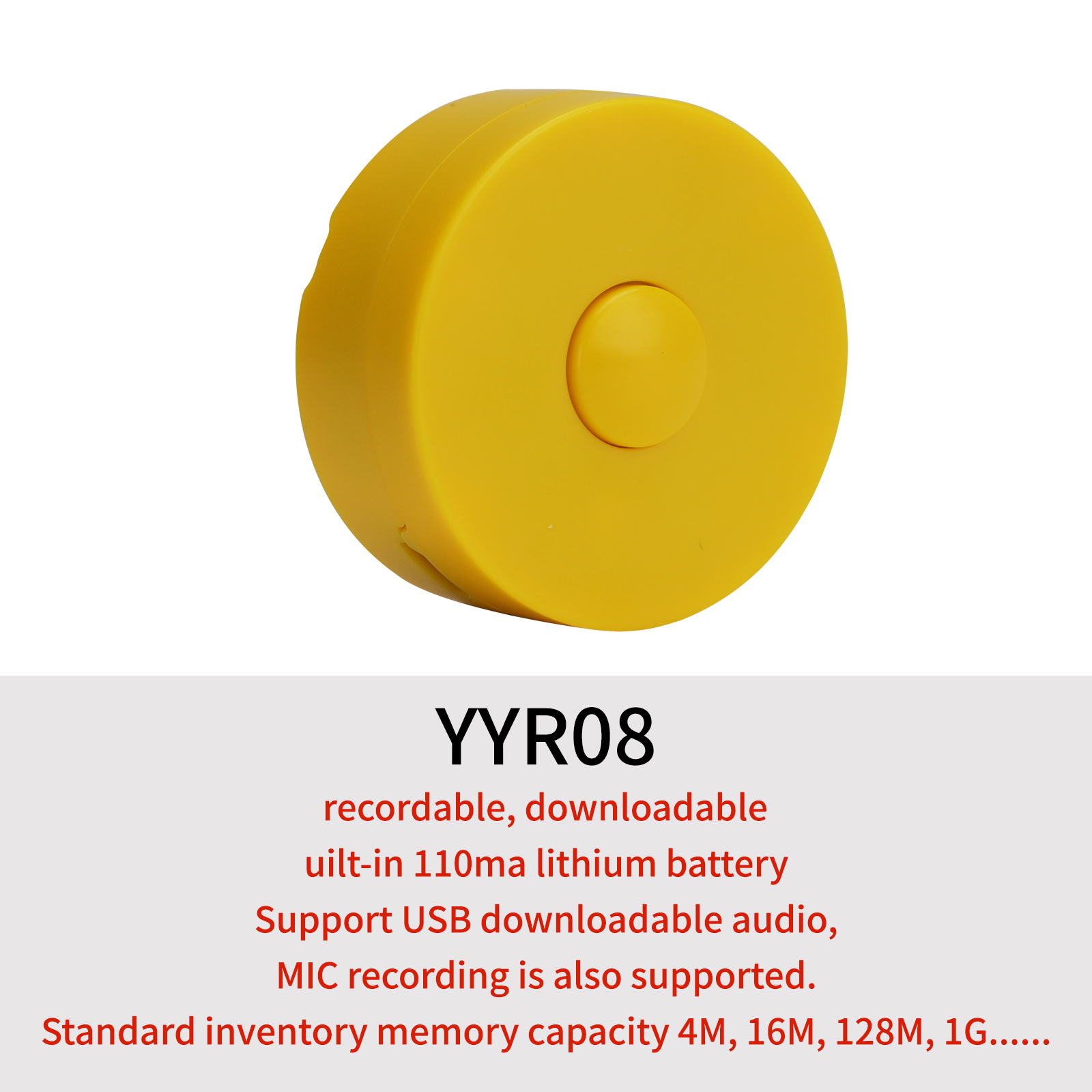 Audio Music Box - 4M Voice Recording Button for Stuffed