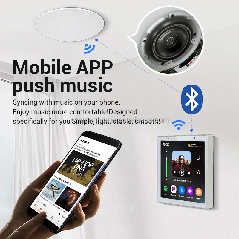 Audio Music For Background - 4-Inch Smart Home Background Music Android
