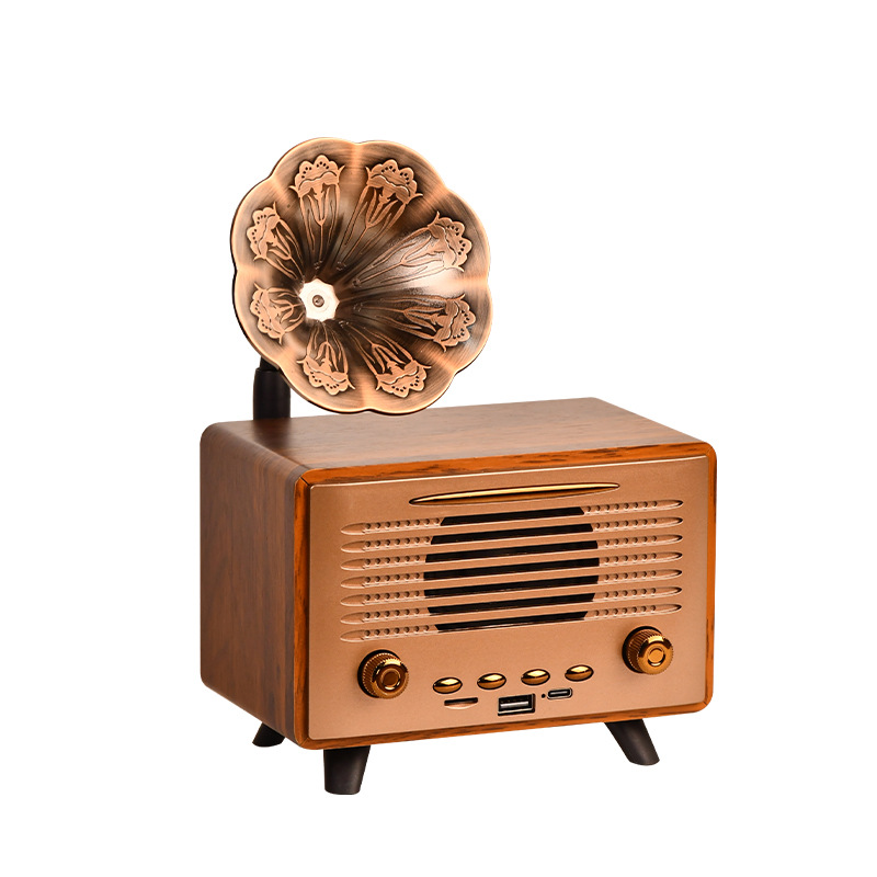 G3000 Retro Desktop Wooden Blu - Audio Music Spotify ulasan dan harga