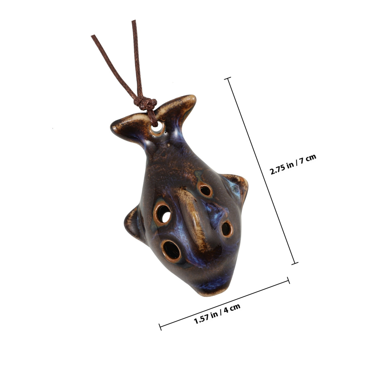 4-Hole Ceramic Ocarina Instrum - Ocarina Ceramic ulasan dan harga