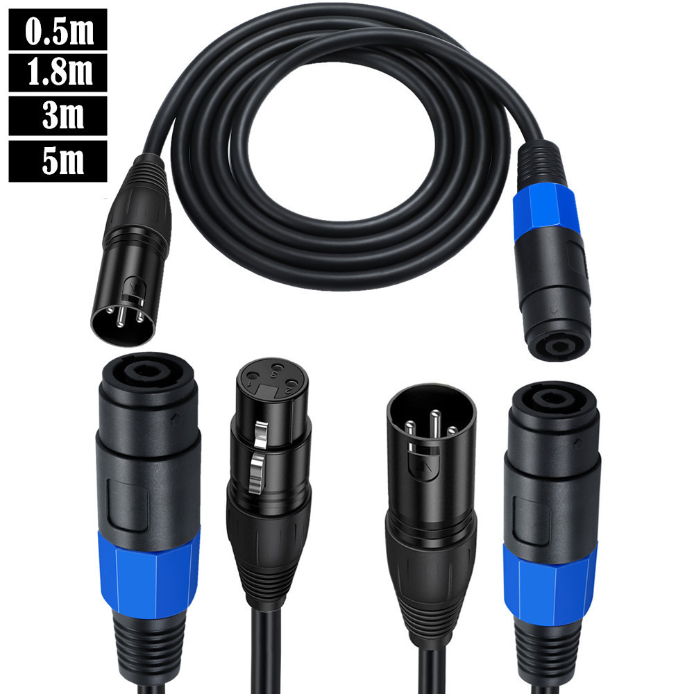 Speakon To XLR Cable Audio Jac - Audio Music Box ulasan dan harga