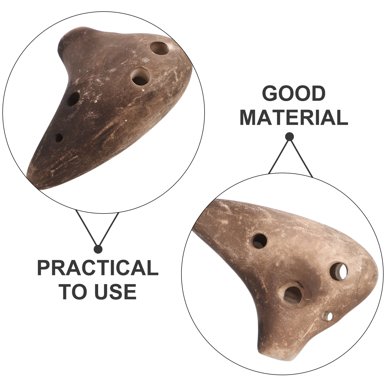 Tiny 6 Hole Ocarina Flute Cera - Ocarina Ceramic ulasan dan harga