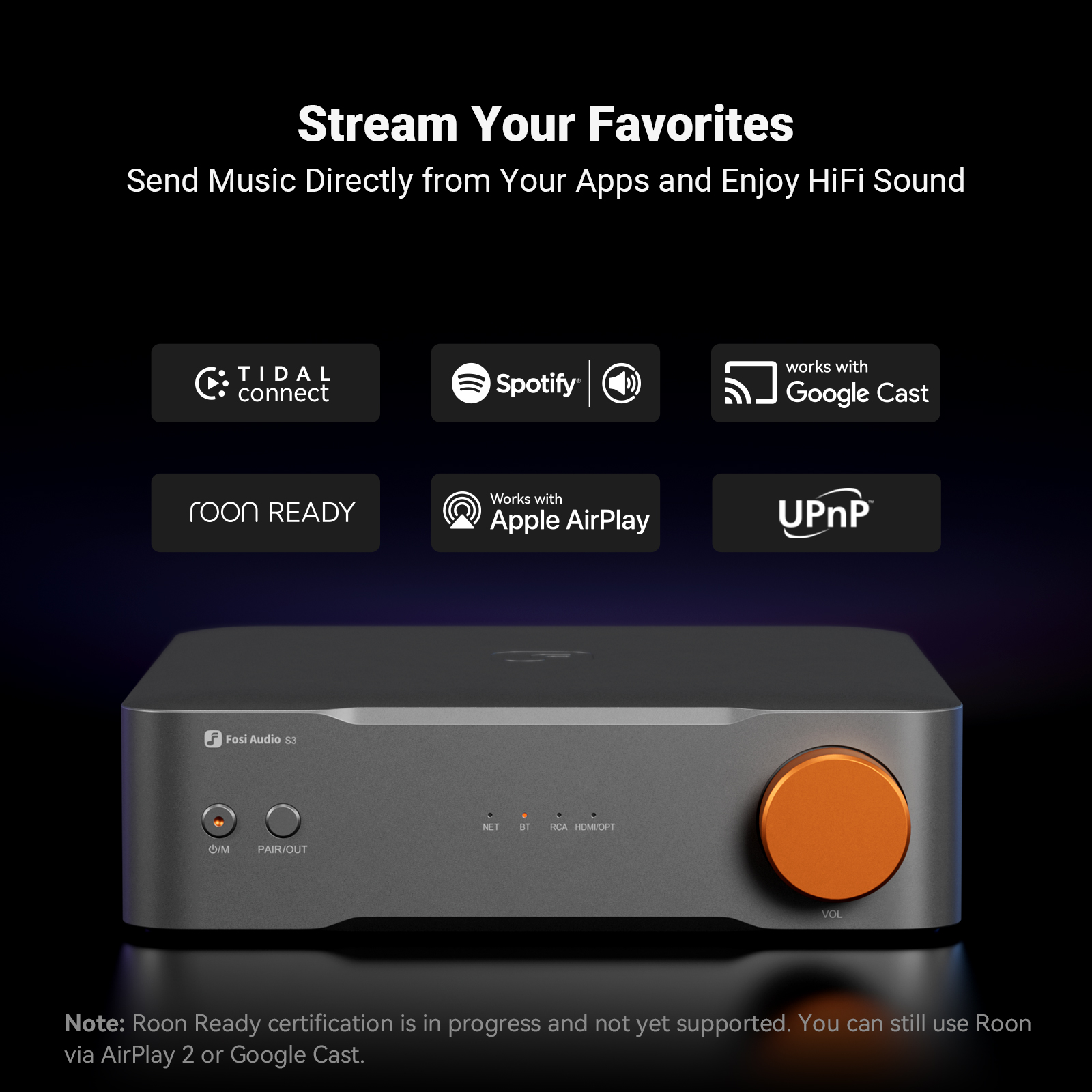 Fosi Audio Hi-Res Music Stream - Audio Without Music ulasan dan harga