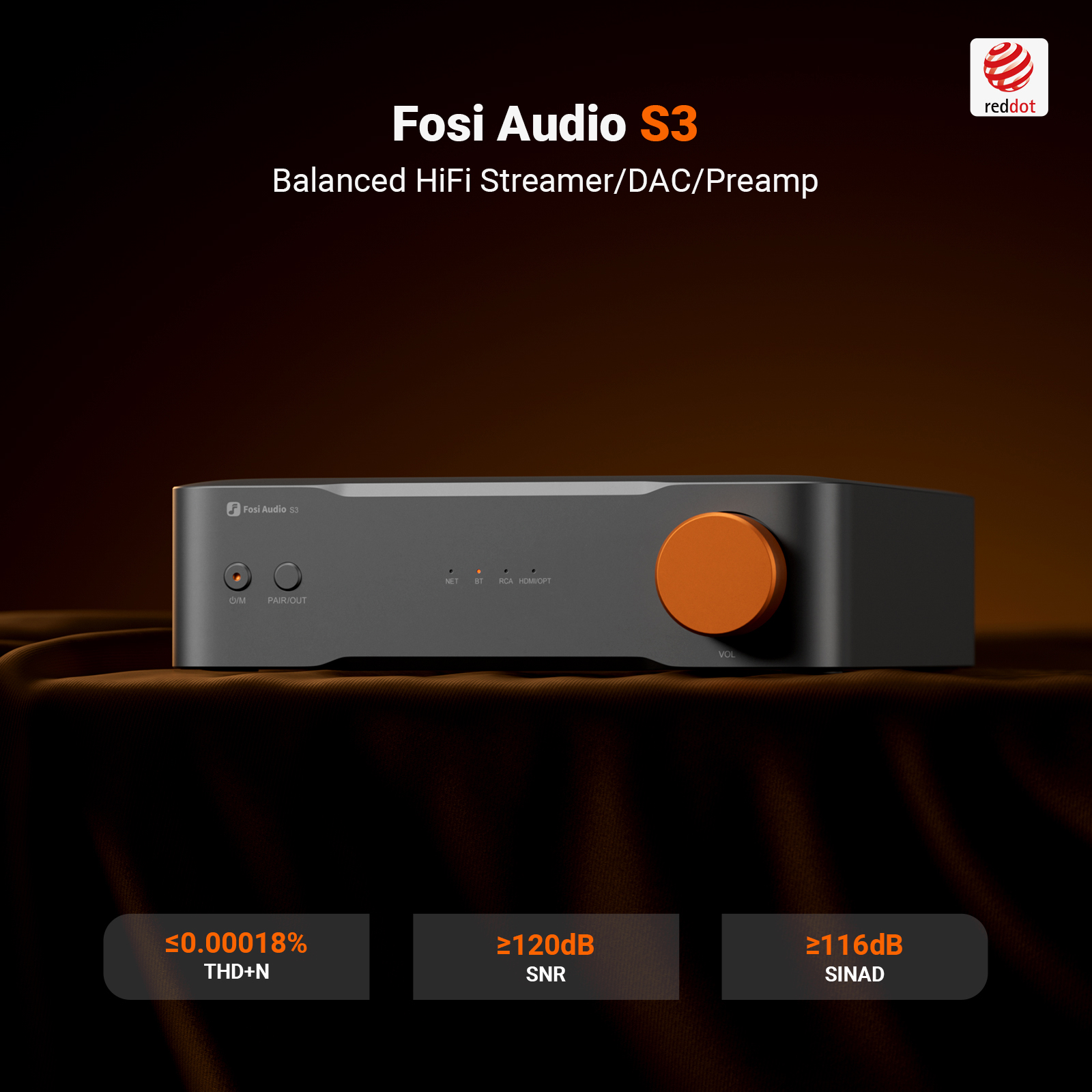 Fosi Audio Hi-Res Music Stream - Audio Without Music ulasan dan harga