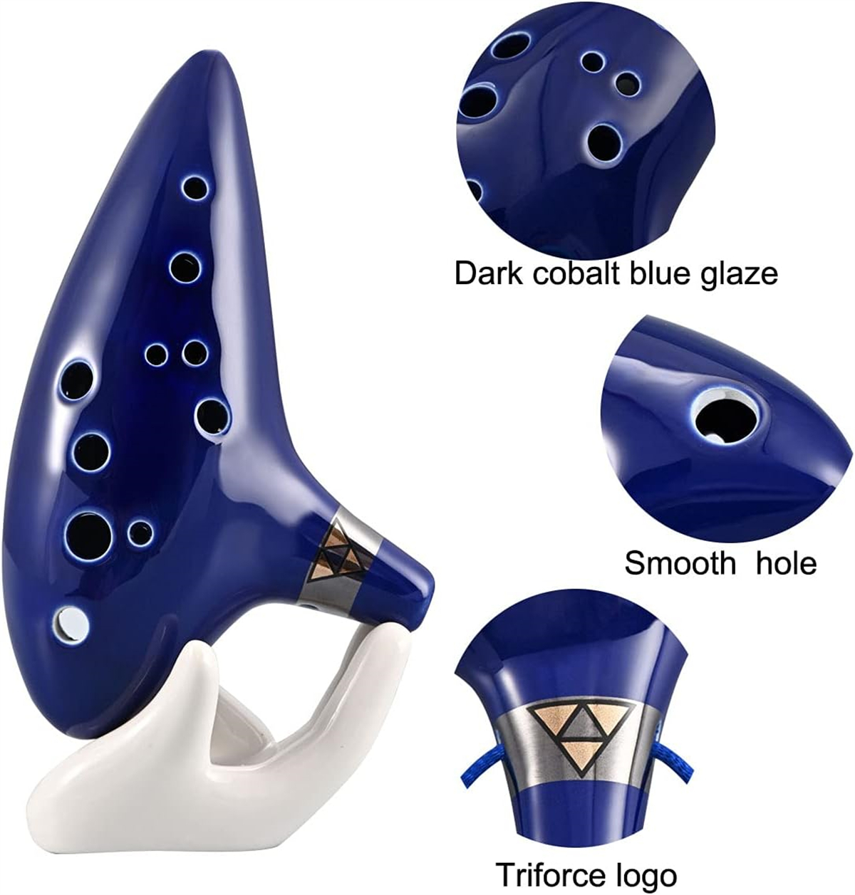 New 12-Tone Alto C Ceramic Oca - Ocarina Ceramic ulasan dan harga