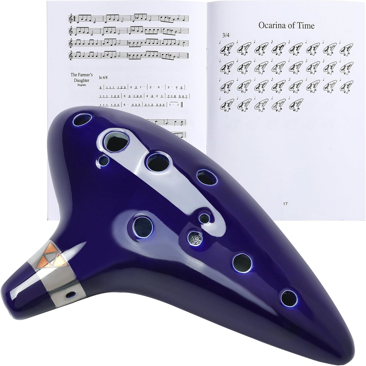 New 12-Tone Alto C Ceramic Oca - Ocarina Ceramic ulasan dan harga