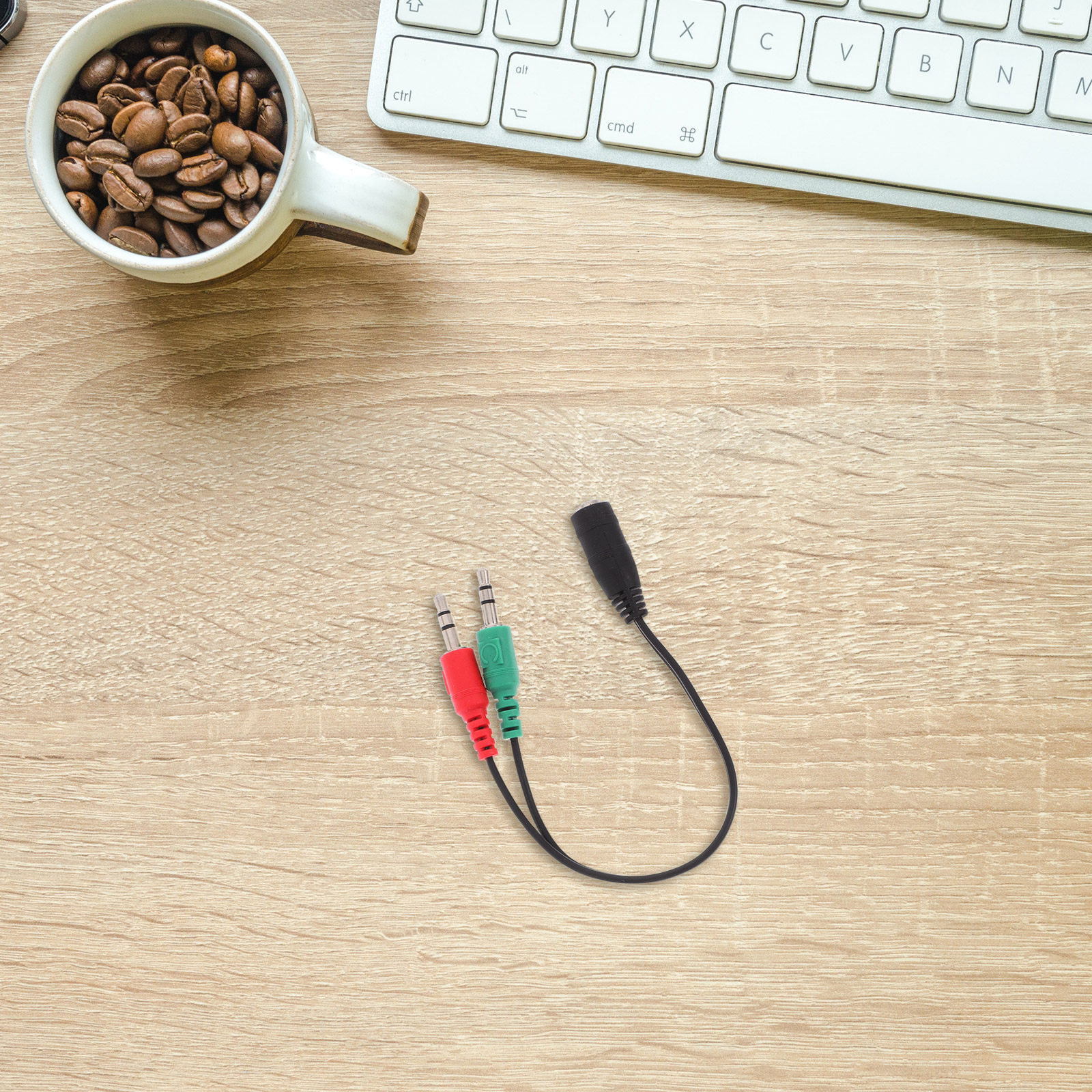 Audio Splitter Cable 3.5mm Dua - Audio Music Technology ulasan dan harga