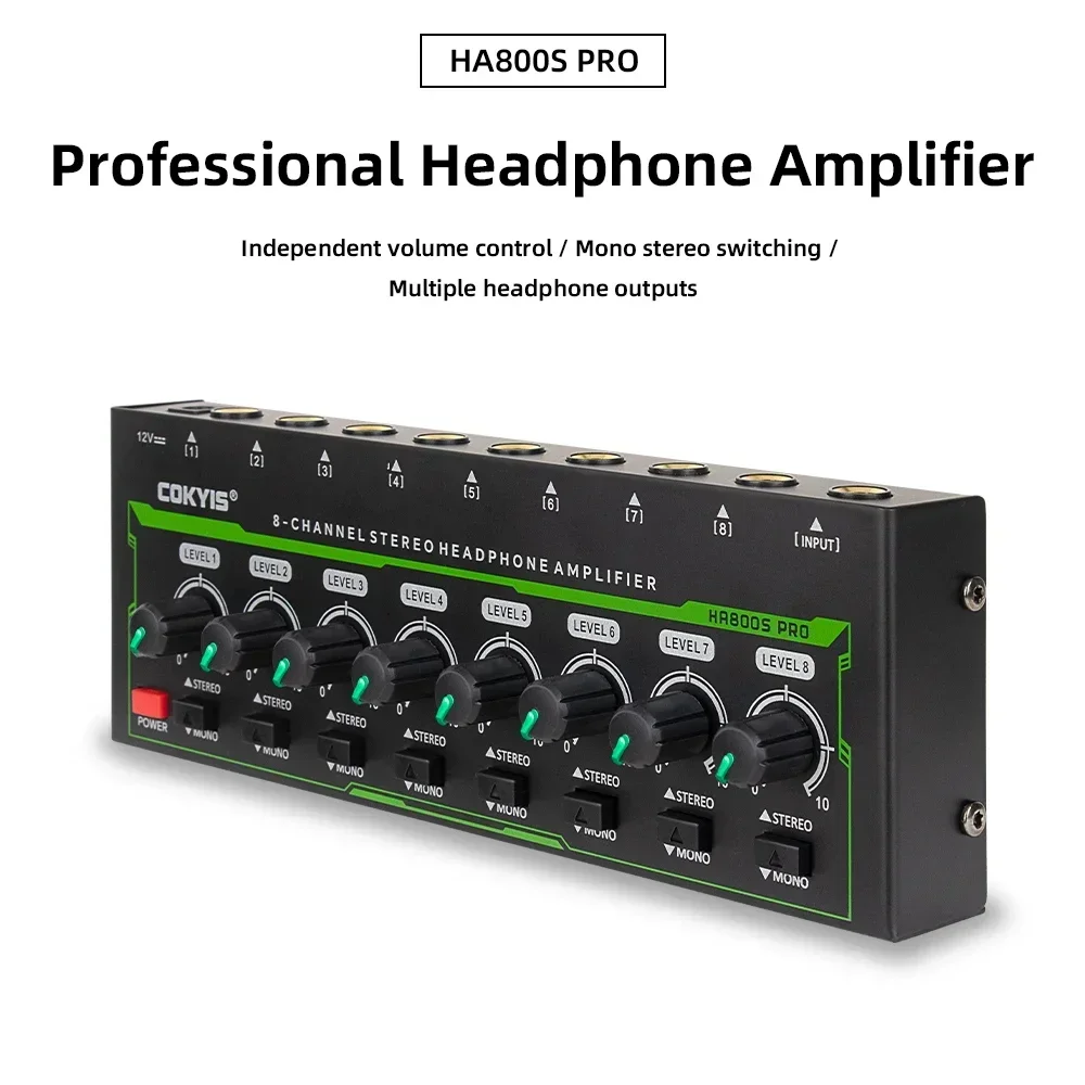 HA800 PRO 8 Channel Headphone  - Audio Without Music ulasan dan harga