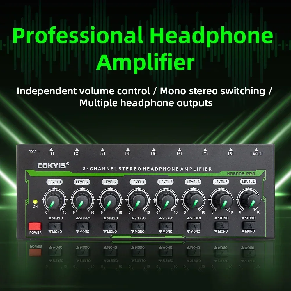 HA800 PRO 8 Channel Headphone  - Audio Without Music ulasan dan harga