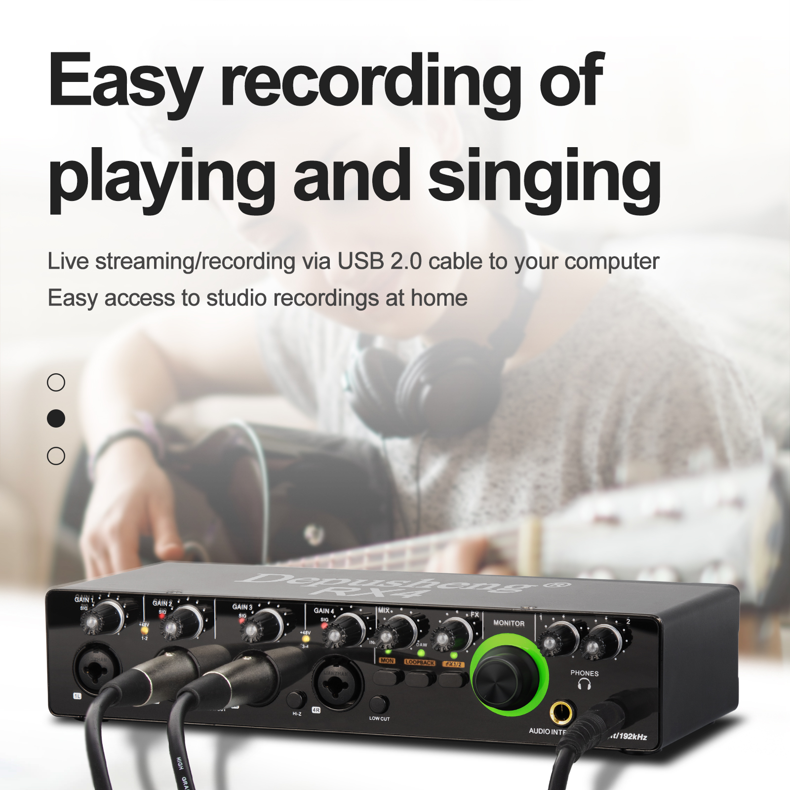 Newest 4 Channel Audio Sound C - Audio Without Music ulasan dan harga