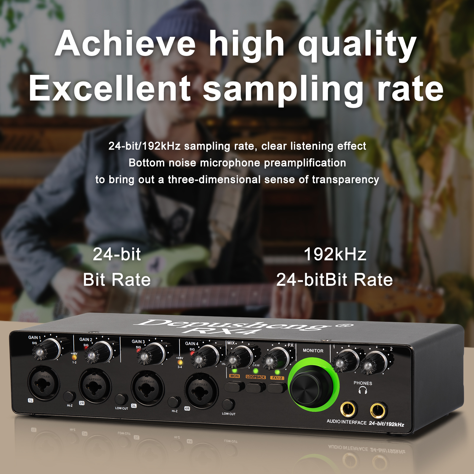 Newest 4 Channel Audio Sound C - Audio Without Music ulasan dan harga