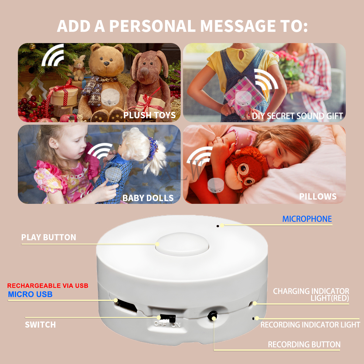 Small Music Box Button Play 19 - Audio Music Box ulasan dan harga