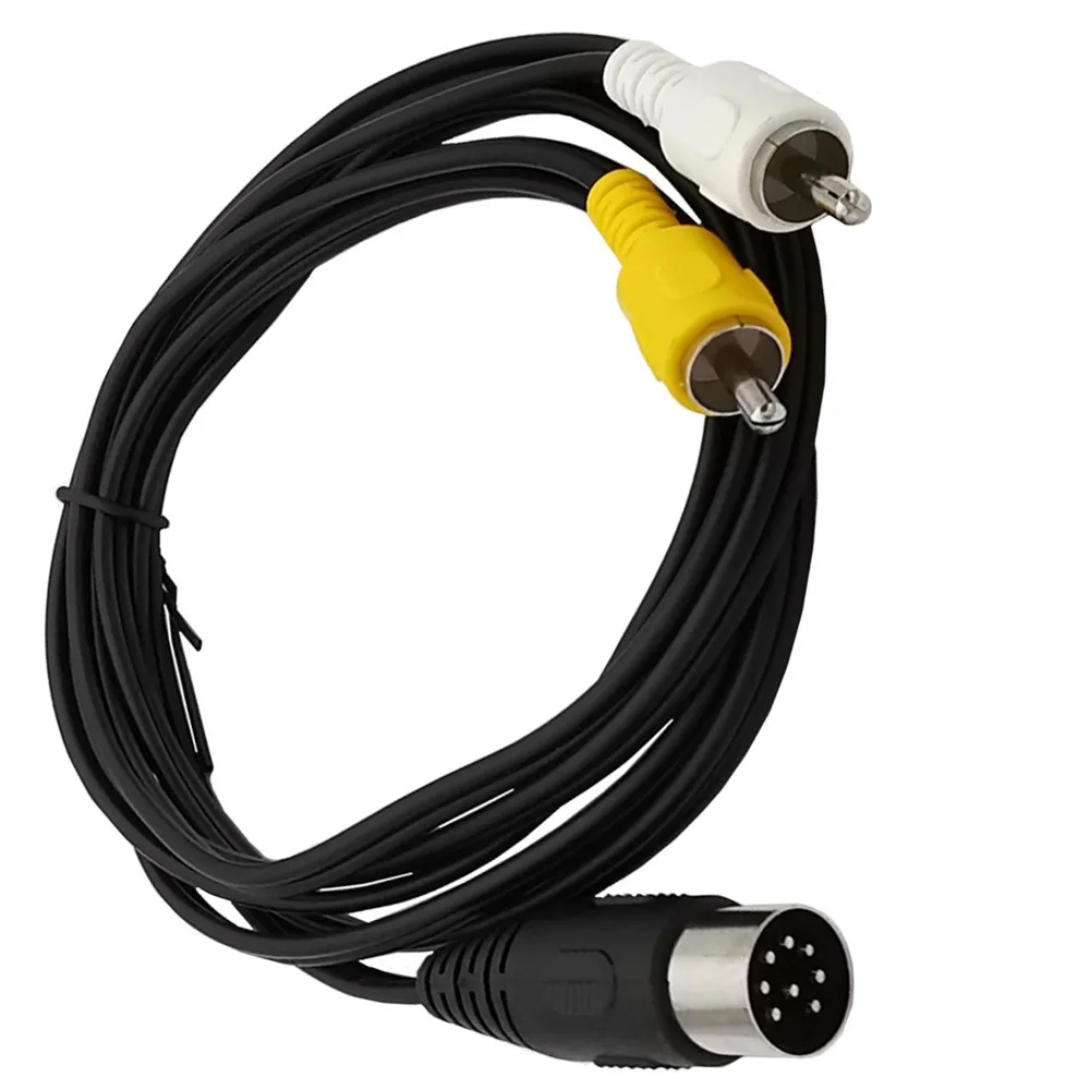 Din 8 Pin to 2RCA Cable 8Pin D - Audio Music Box ulasan dan harga