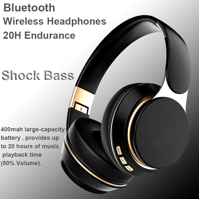 Headphones Bluetooth Wireless  - Audio Music Technology ulasan dan harga