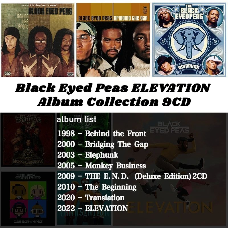 Black Eyed Peas Complete 9CD M - Audio Music Of ulasan dan harga