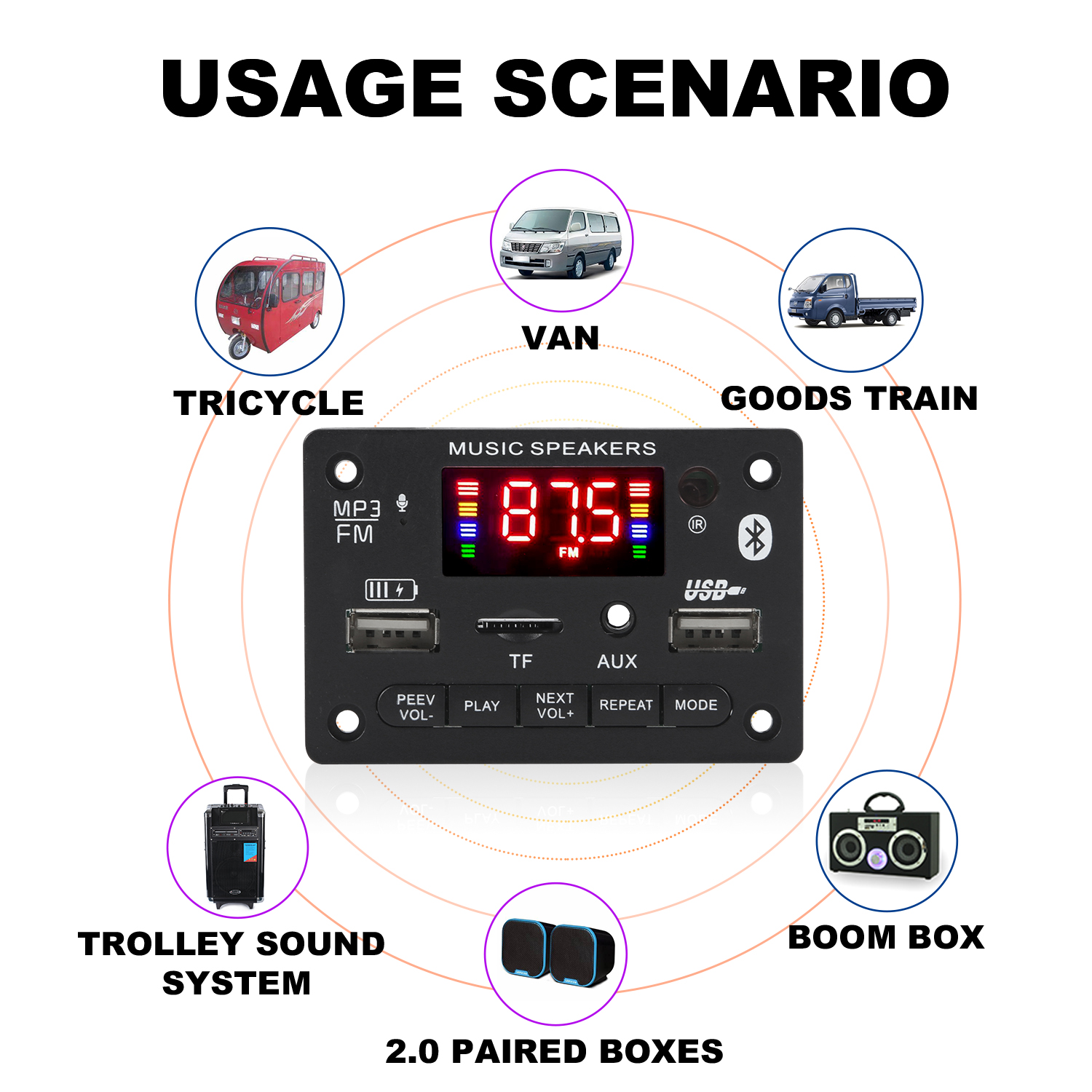 Without an amplifier Bluetooth - Audio Without Music ulasan dan harga