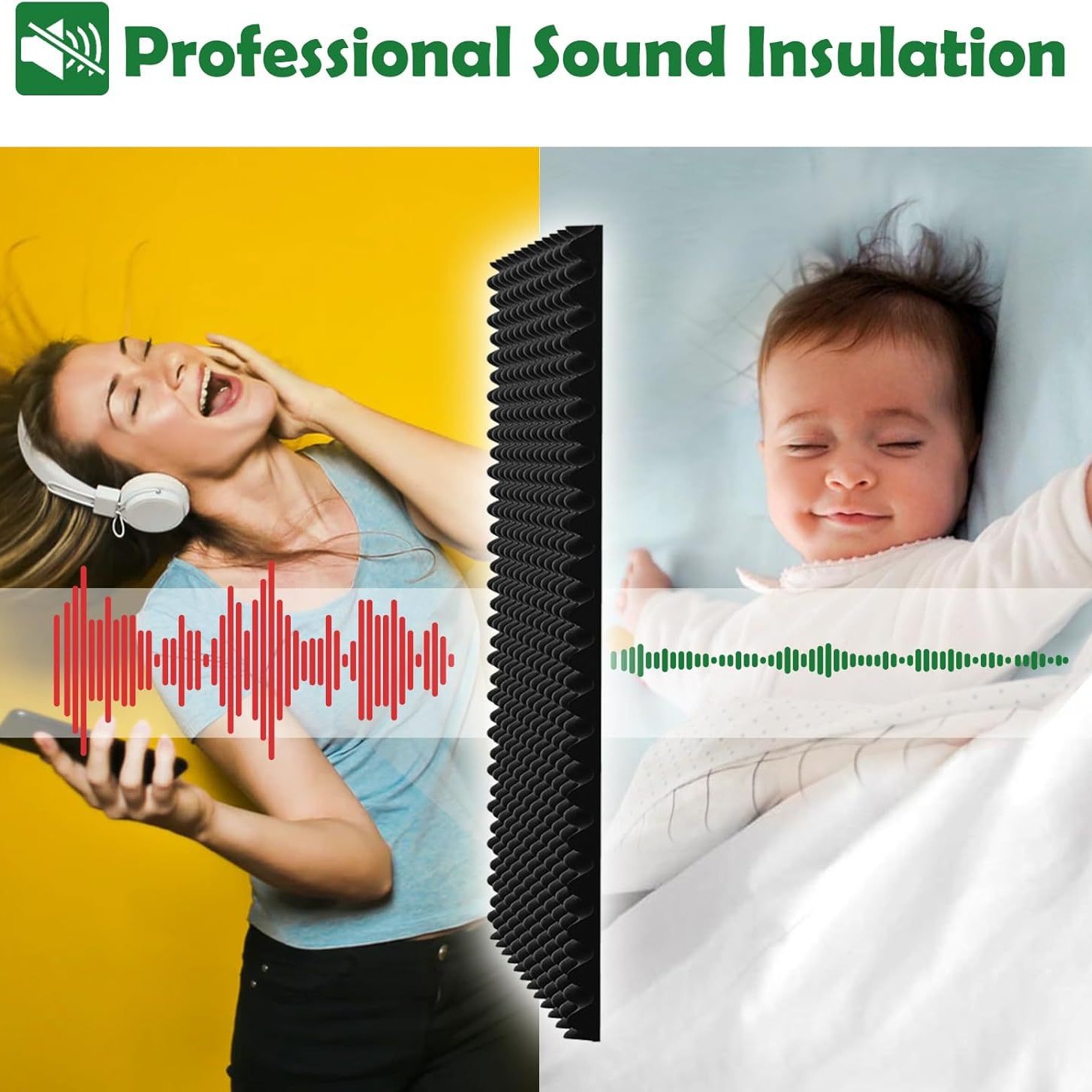 1PC Self-Adhesive Acoustic Sou - Studio Monitor Speaker ulasan dan harga