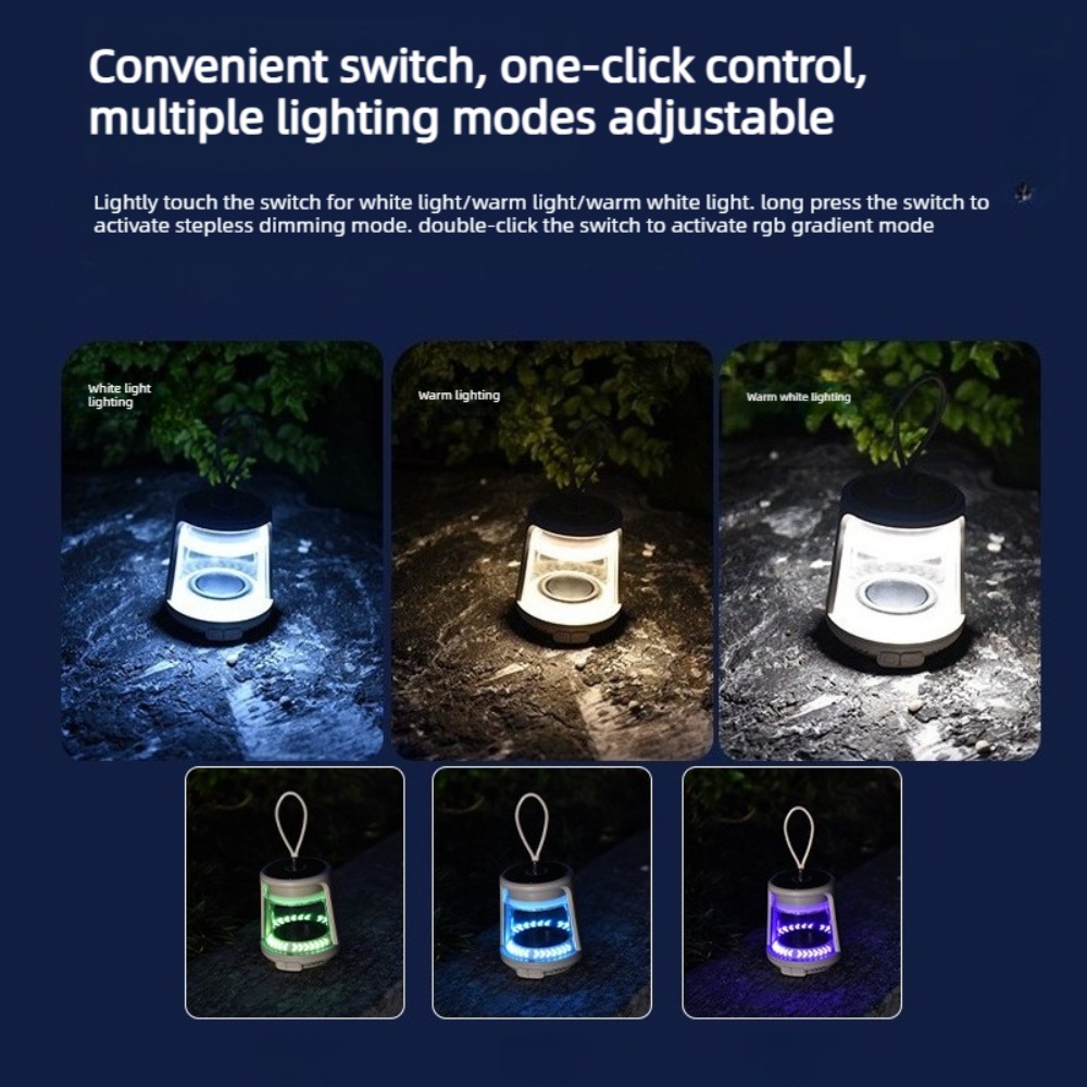 Rechargeable Camping Lantern W - Audio Music Spotify ulasan dan harga