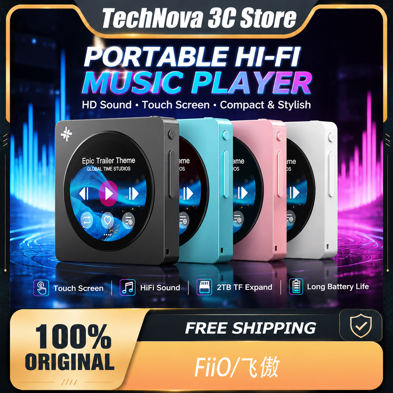 FiiO DISC Portable HiFi Music  - Audio Music Of ulasan dan harga