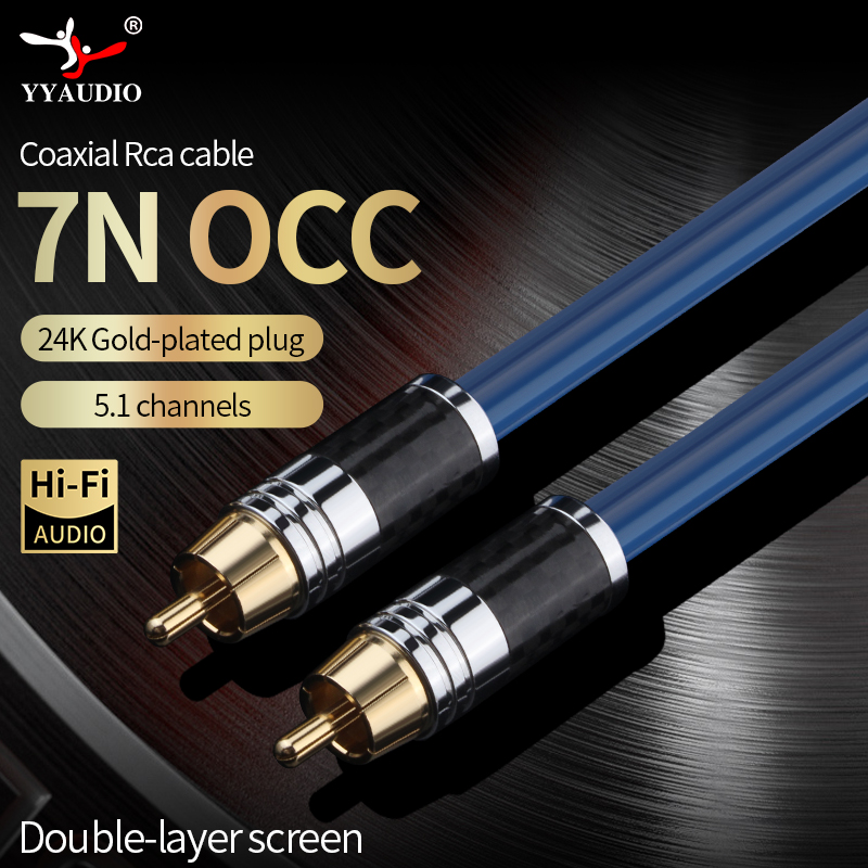 7N OCC RCA Audio Cable Male to - Audio Music Box ulasan dan harga
