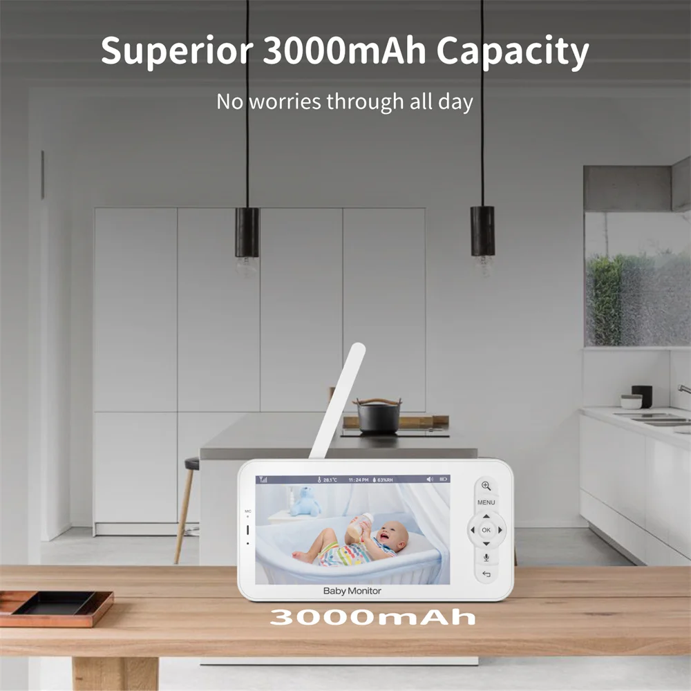 Babystar 5 Inch Wifi Baby Moni - Audio Music Network ulasan dan harga