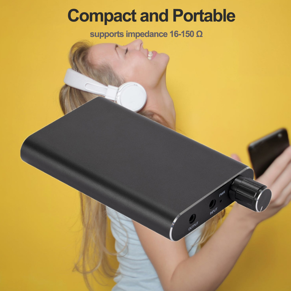 Headphone Amplifier 3.5mm Jack - Audio Without Music ulasan dan harga