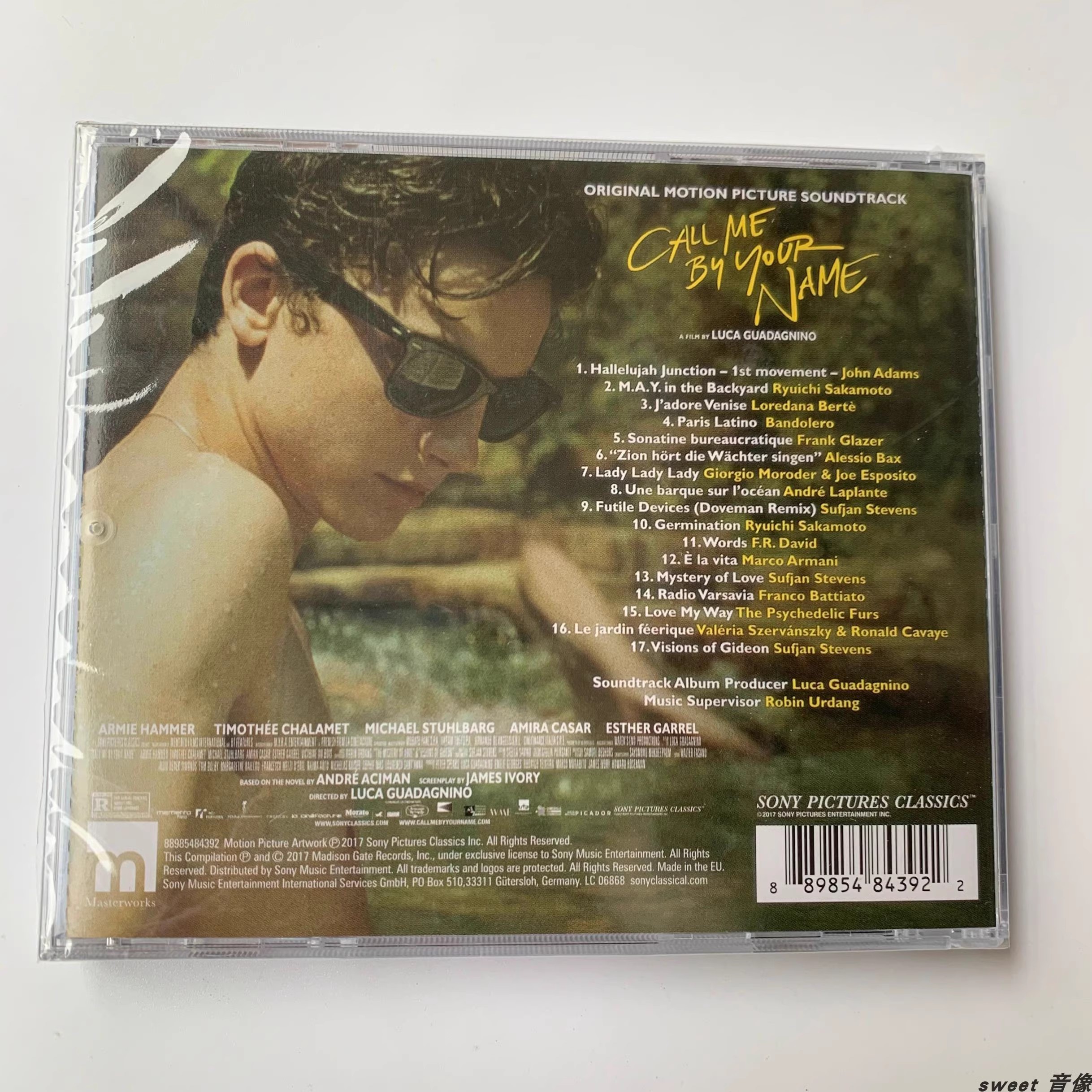 Call Me by Your Name Album Mus - Audio Music Box ulasan dan harga