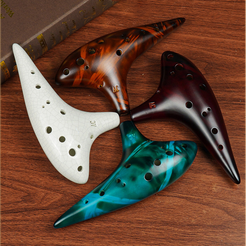 12 Hole Ceramic Ocarina Alto C - Ocarina Ceramic ulasan dan harga