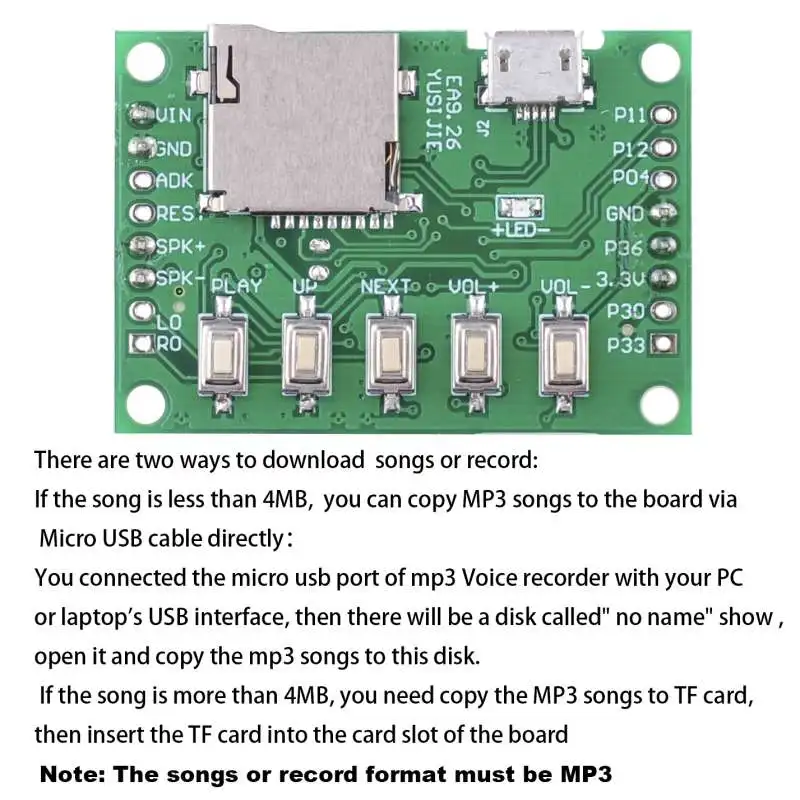 RCmall MP3 Voice Module Kit We - Audio Music Download Free ulasan dan harga