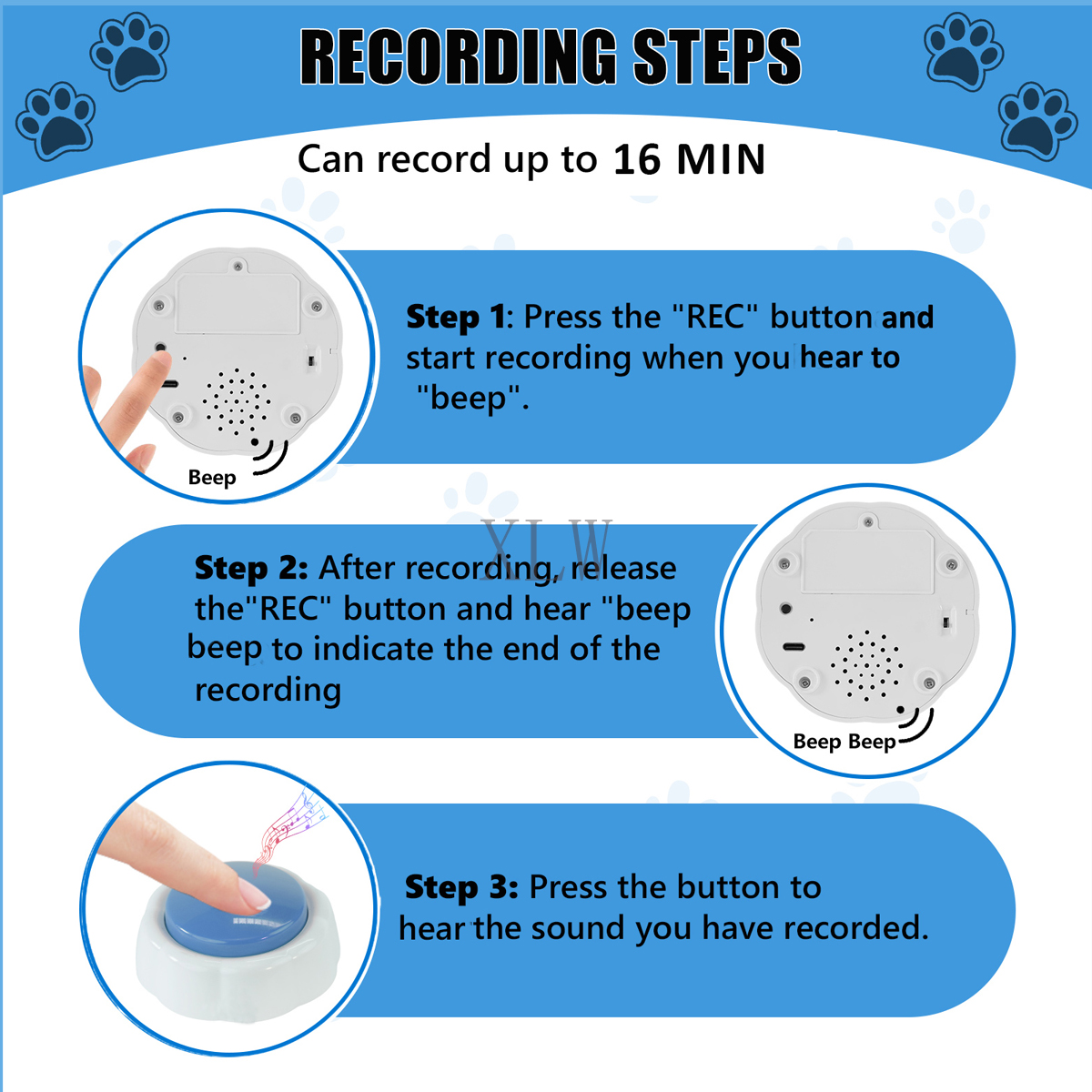 Voice Recording Button,16MB US - Audio Music Download Free ulasan dan harga
